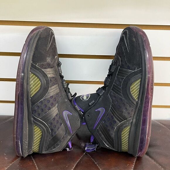 Nike Air Max Sensation 2011 Chris Webber Black Purple 454567-112 | Size 9.5 - Picture 5 of 7